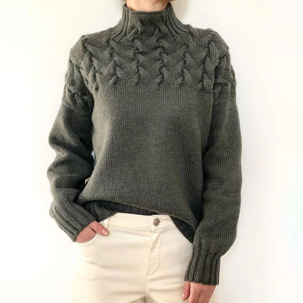 Elena | Caldo dolcevita lavorato a maglia — 5
