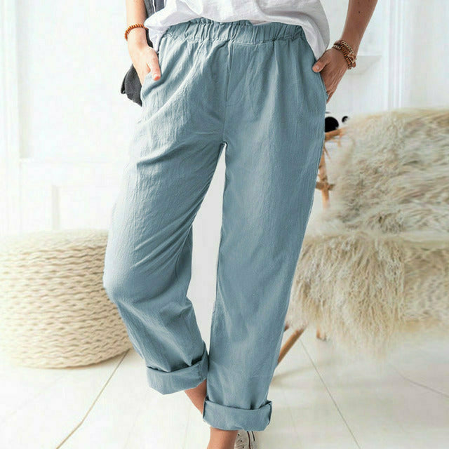 Neria | Pantaloni strutturati dalla mano morbida