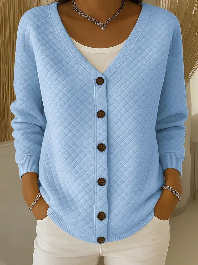 Laverne™ | Cardigan trapuntato con bottoni sul davanti — 2