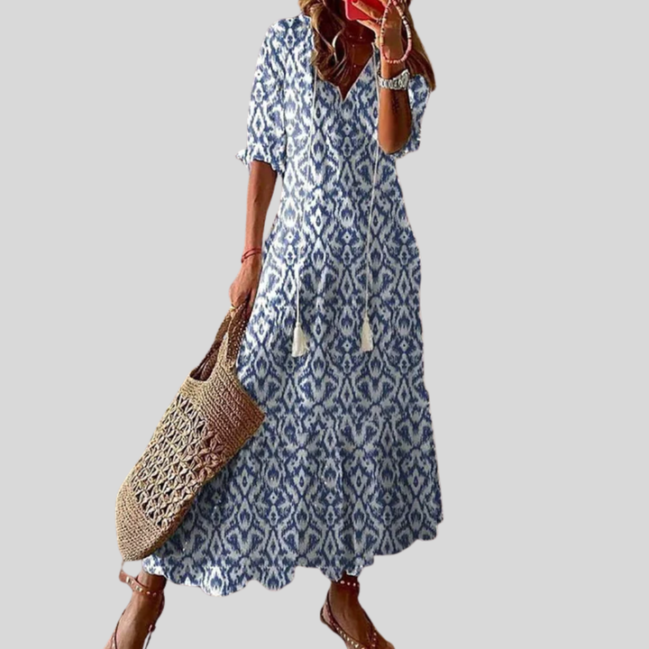 Michaela | Abito boho dalla linea morbida sull'addome