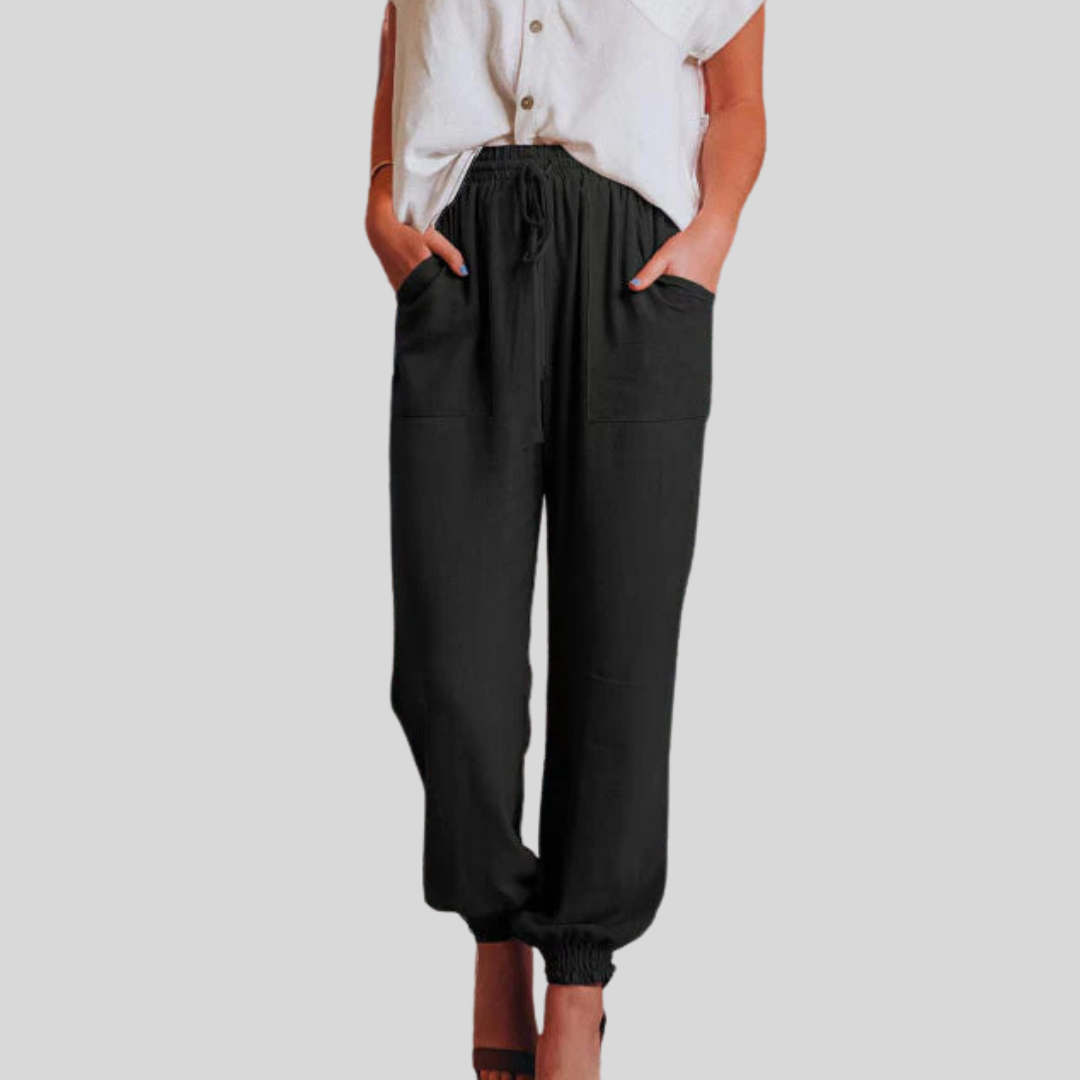 Kaeli | Pantaloni eleganti con coulisse