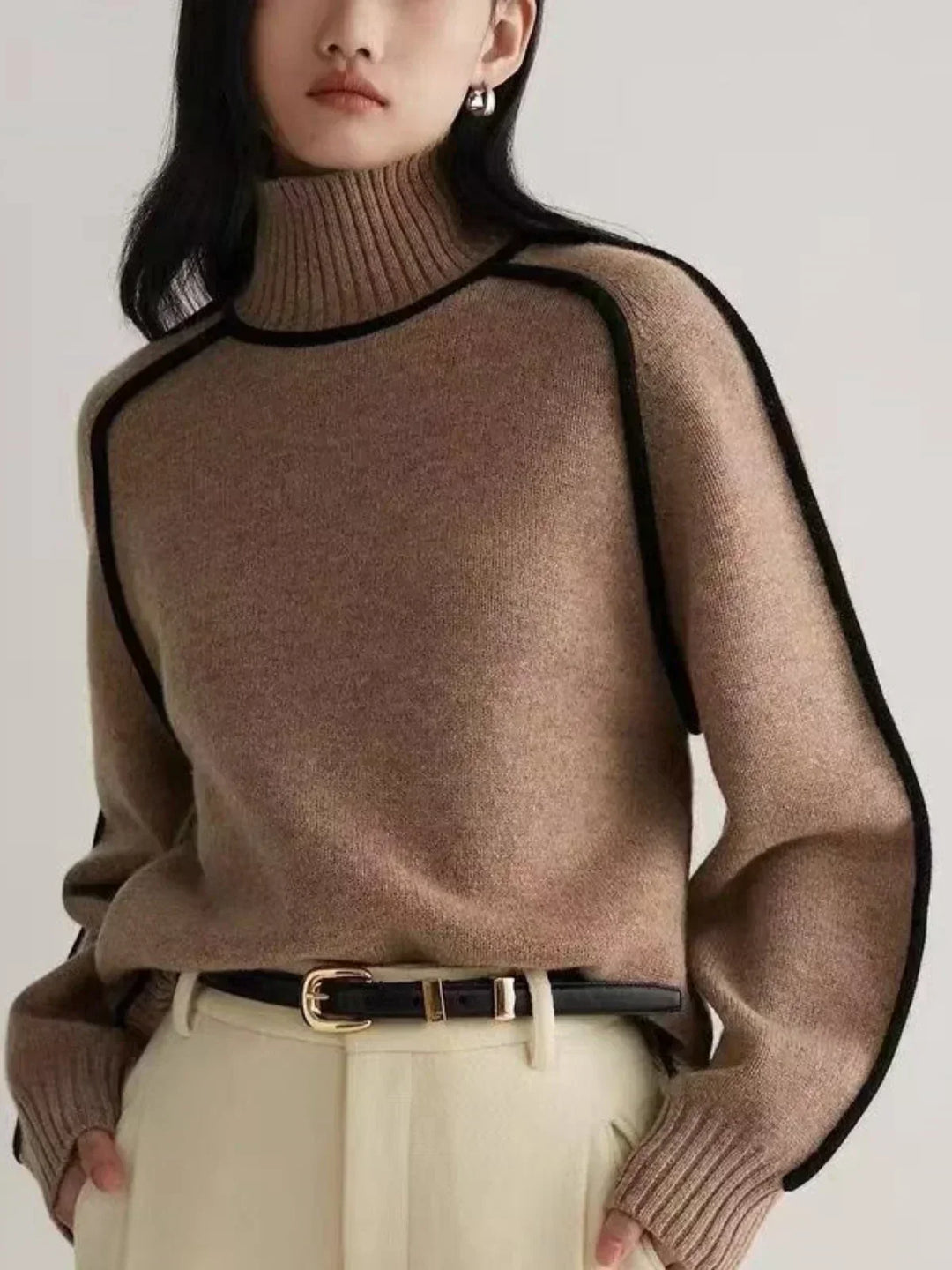 Donna | Maglia dolcevita elegante in cashmere — 7