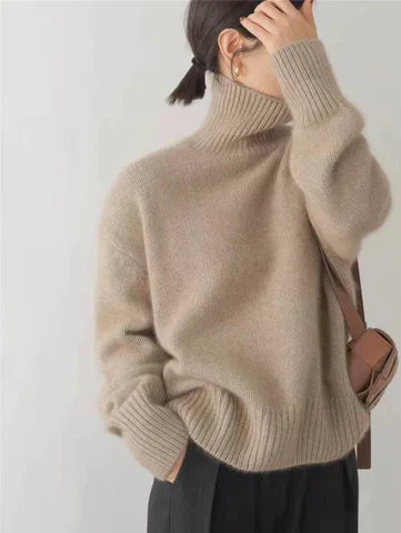 Maria | Maglione dolcevita in cashmere Luxe — 2