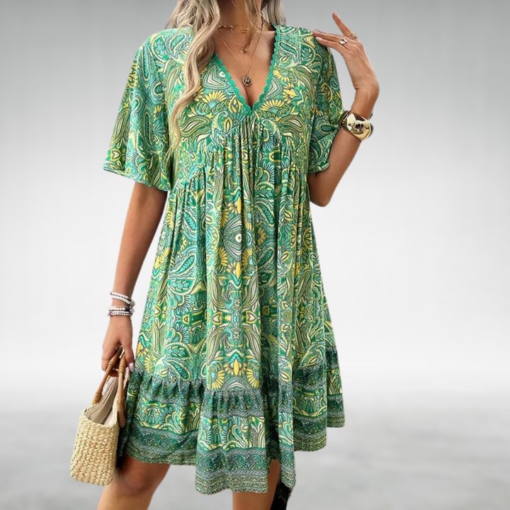 Quinley | Abito boho dalla linea svasata
