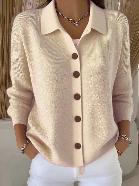Josephine™ | Cardigan con colletto con bottoni sul davanti — 4