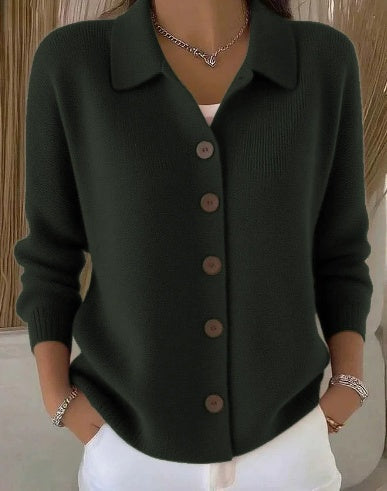 Josephine™ | Cardigan con colletto con bottoni sul davanti — 3