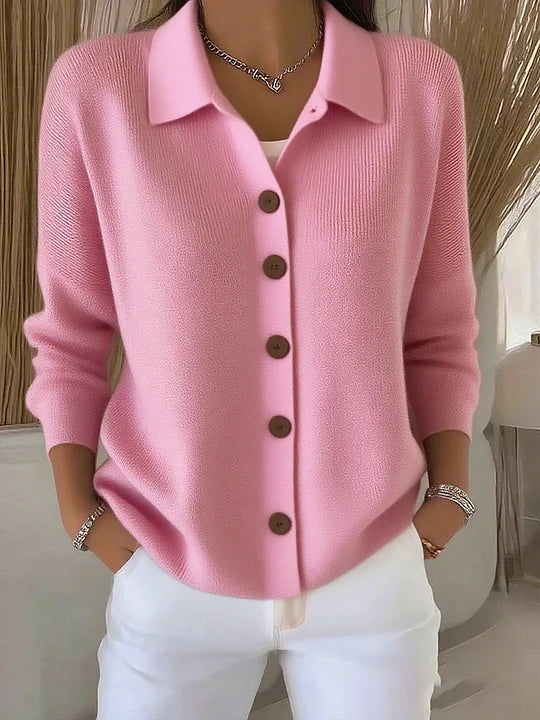 Josephine™ | Cardigan con colletto con bottoni sul davanti — 2
