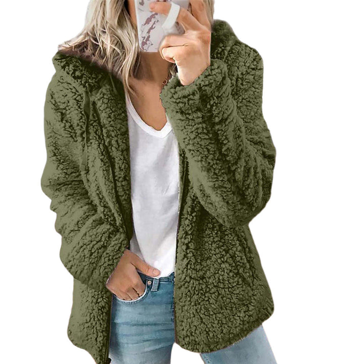 Raina | Cappotto sherpa con cappuccio — 1
