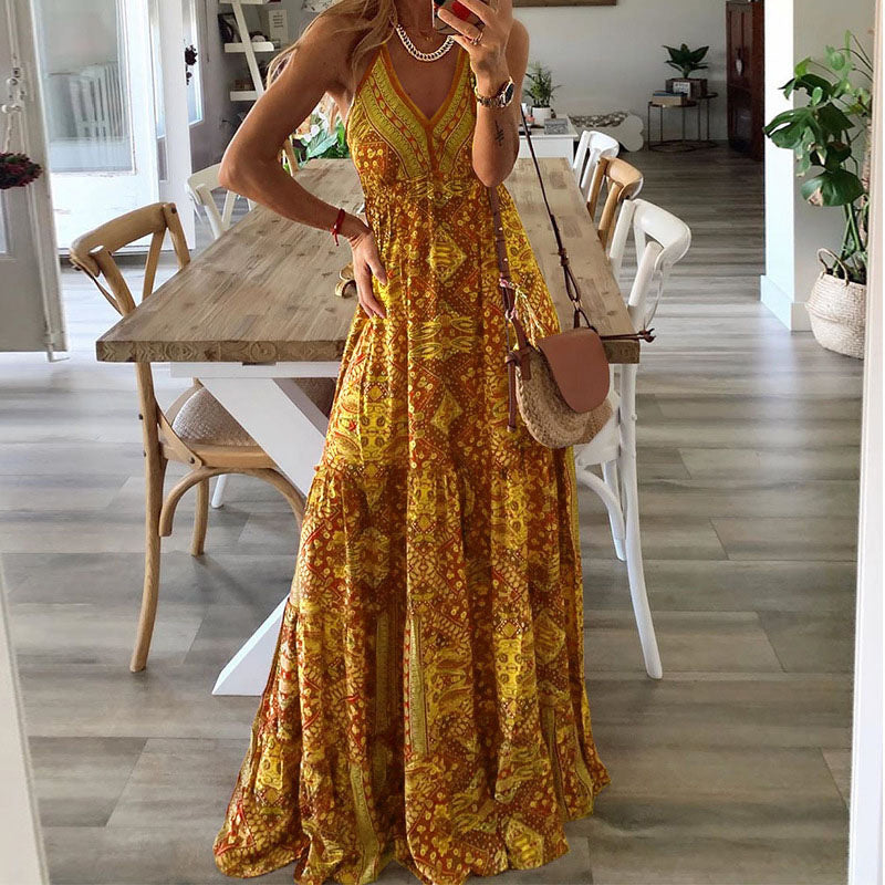 Gweneth | Abito boho smanicato