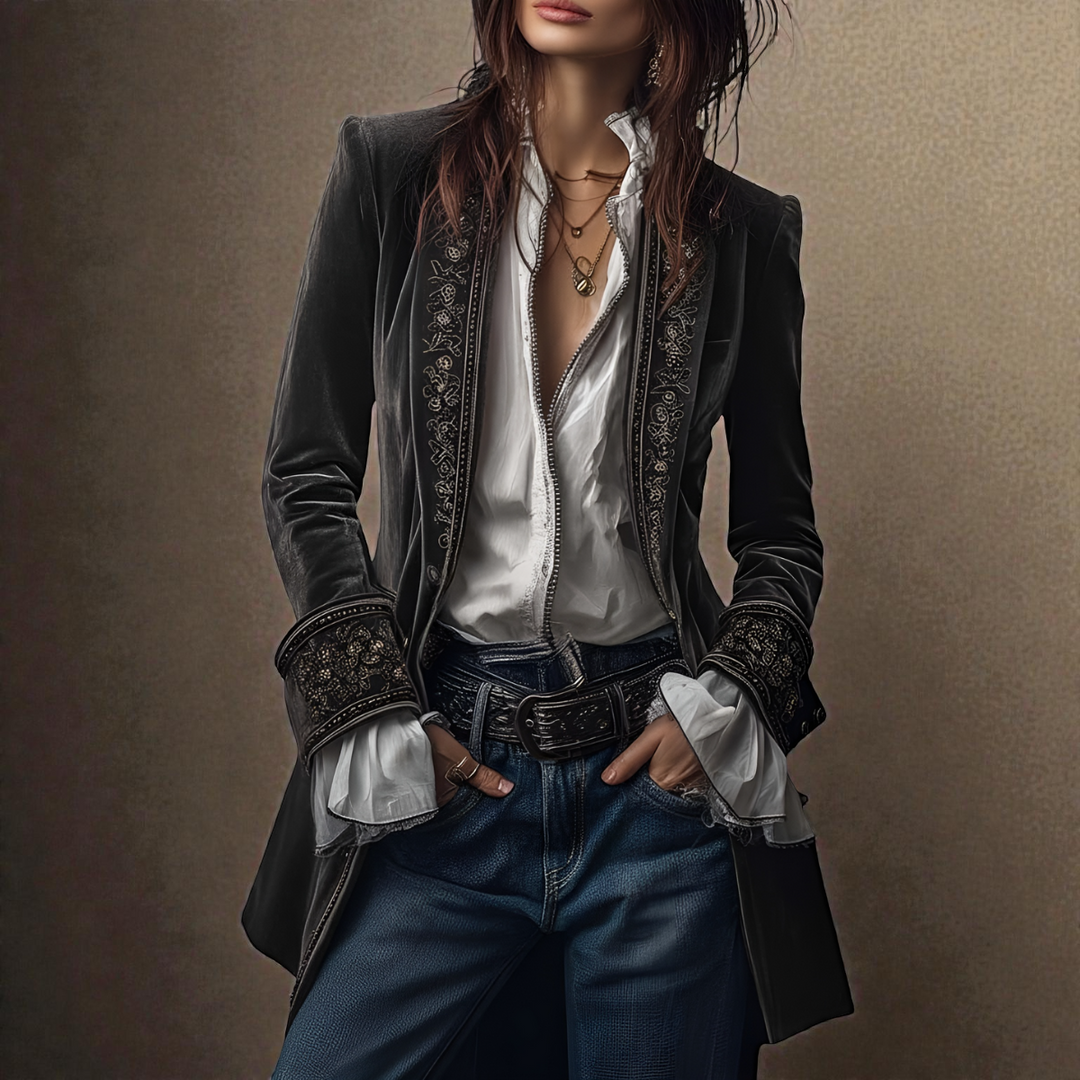 Elise | Blazer in velluto — 3