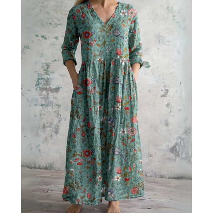 Eleanor | Abito lungo vintage a fiori