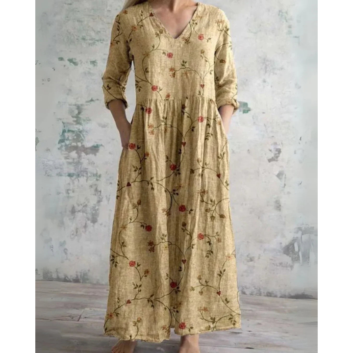 Eleanor | Abito lungo vintage a fiori