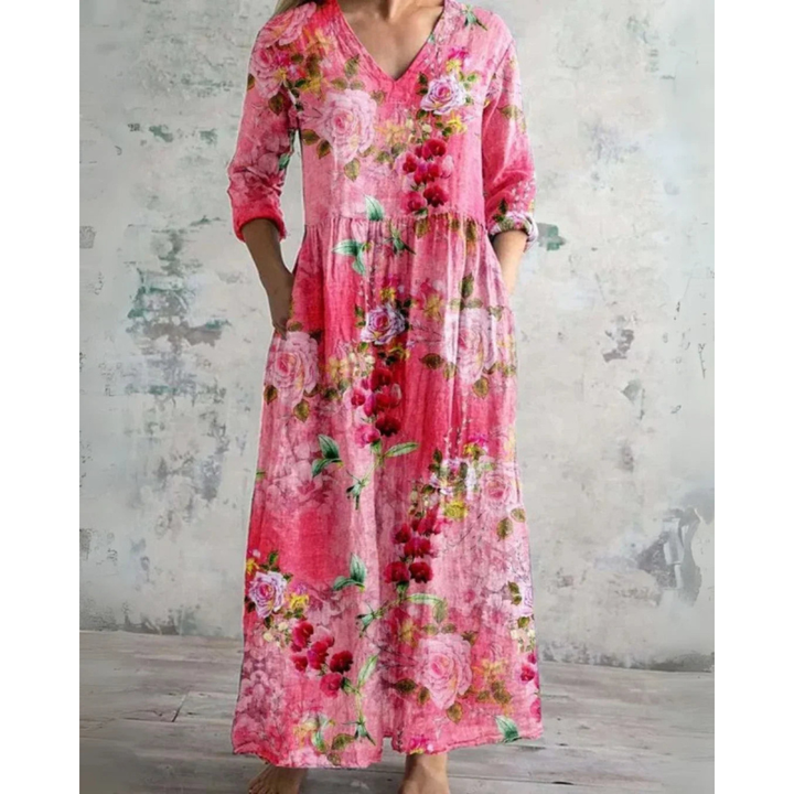 Eleanor | Abito lungo vintage a fiori