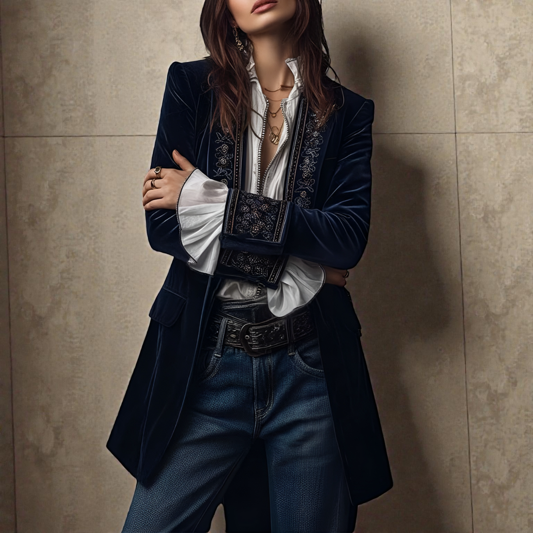 Elise | Blazer in velluto — 1