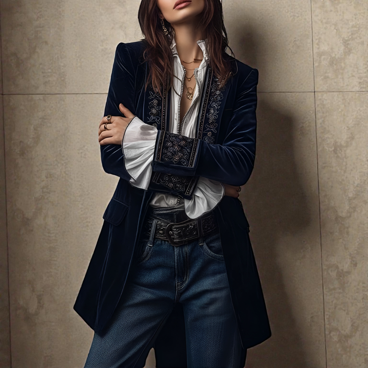 Elise | Blazer in velluto — 1