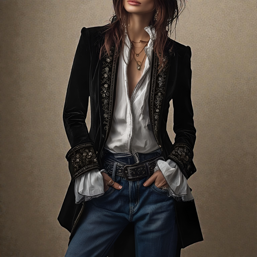 Elise | Blazer in velluto — 2