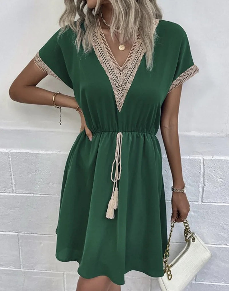 Sabrina | Abito elegante in stile boho