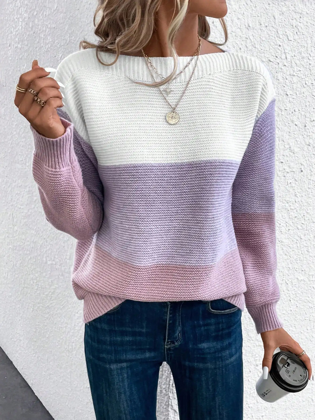 Grace | Maglione caldo con effetto sfumato