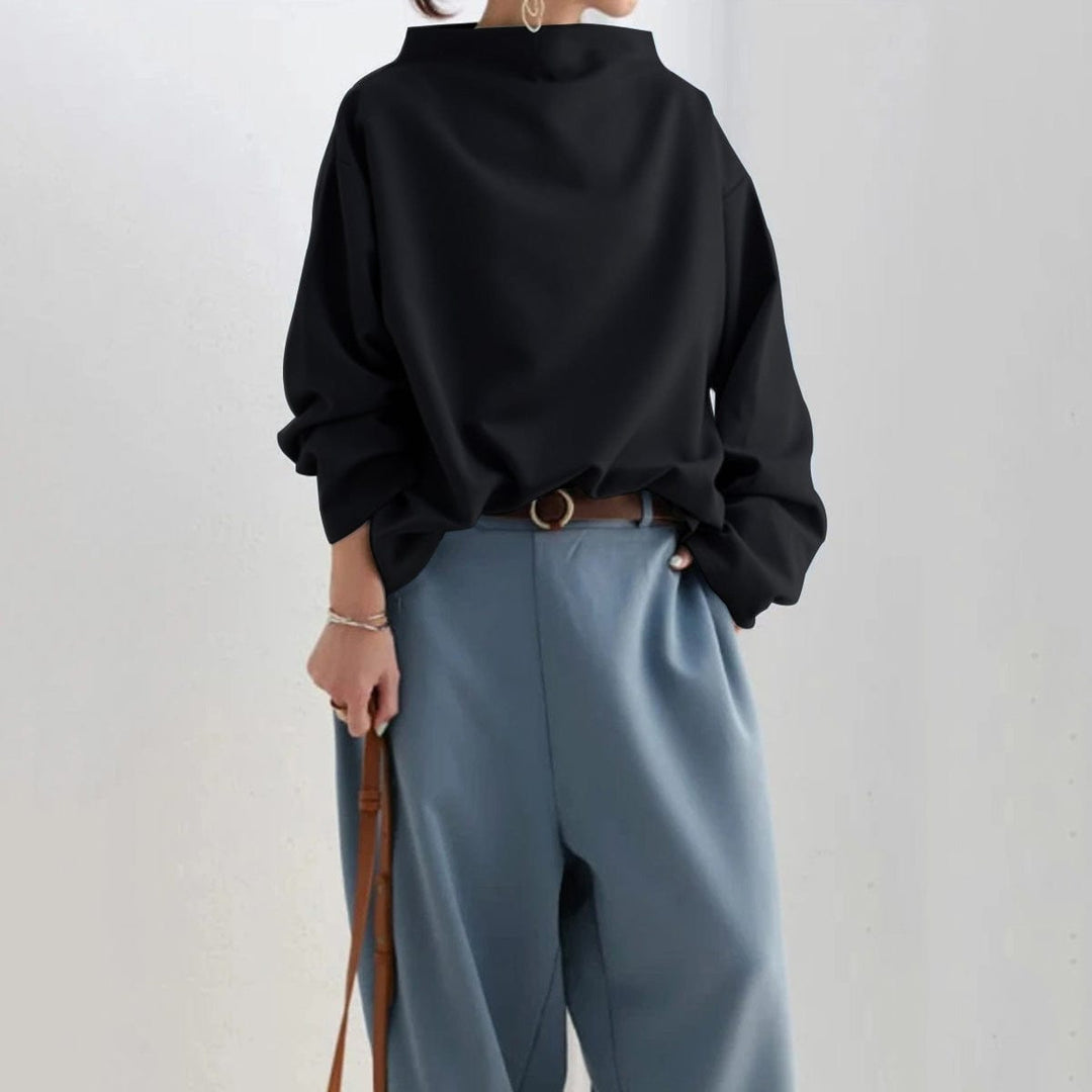 Lisa | Top a collo alto dalla linea rilassata