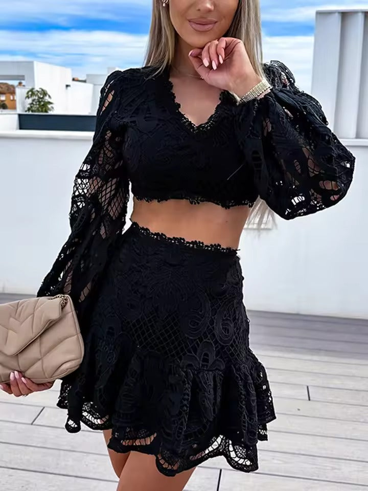 Jess | Completo elegante in pizzo