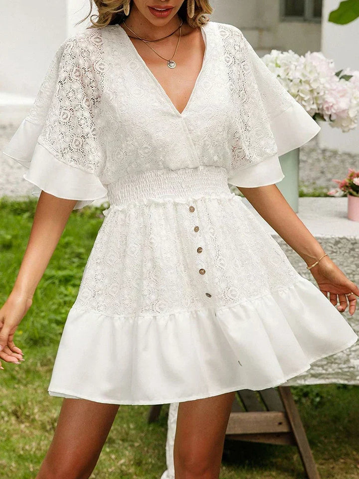 Carole | Abito boho in pizzo