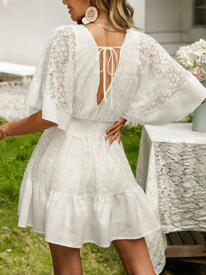 Carole | Abito boho in pizzo