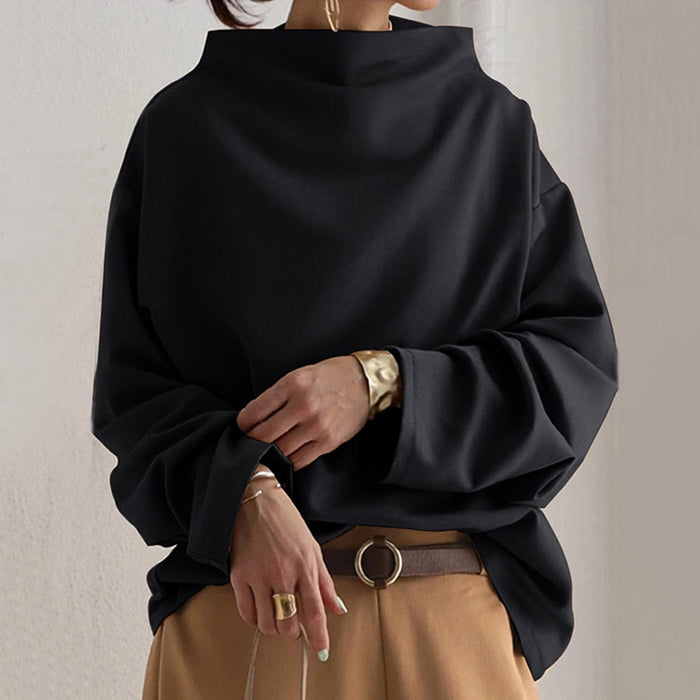 Lisa | Top a collo alto dalla linea rilassata