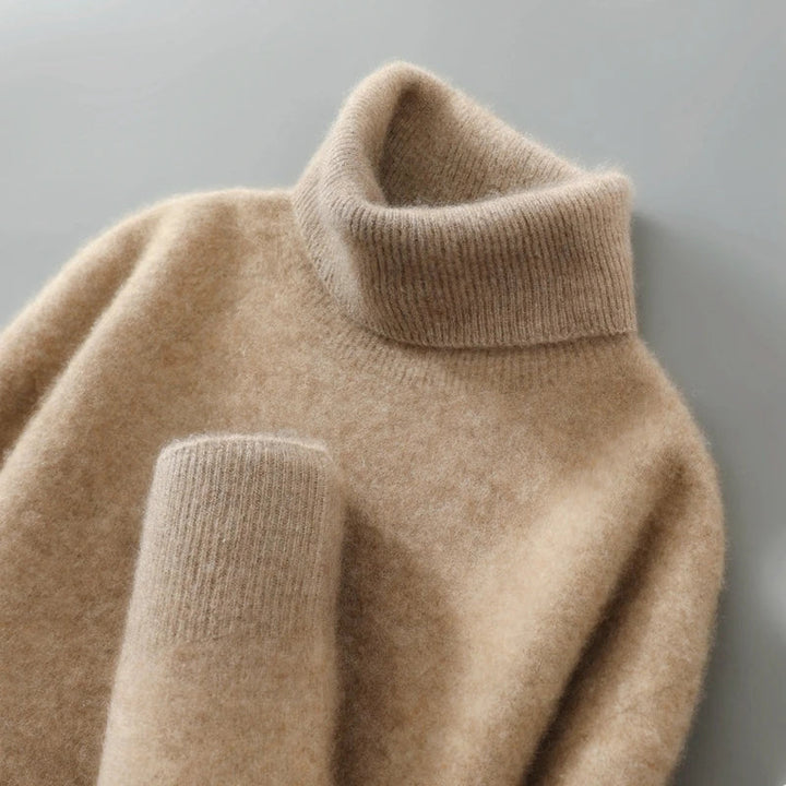 Olivia | Maglione dolcevita in lana merino — 1