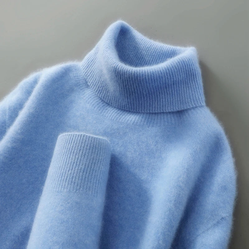 Olivia | Maglione dolcevita in lana merino — 2
