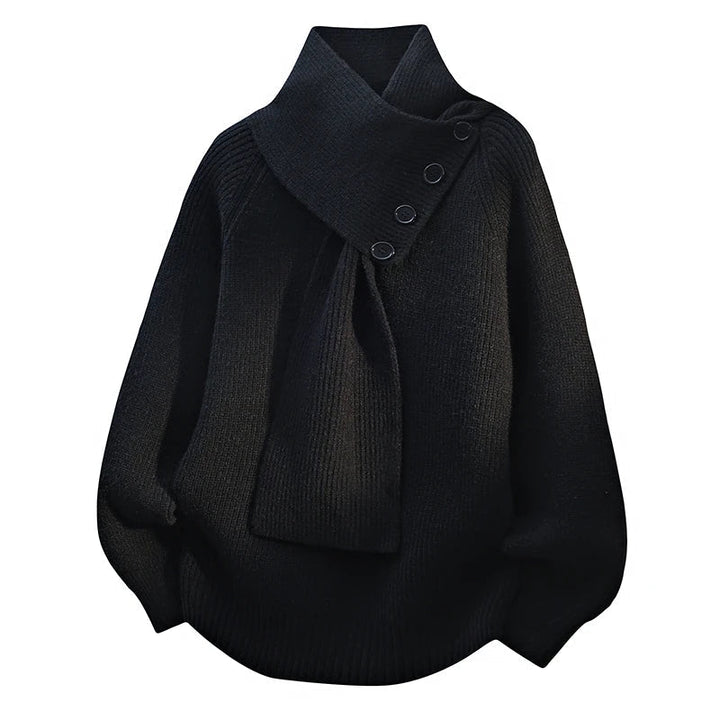 Imogen™ | Comodo maglione con collo a sciarpa — 4