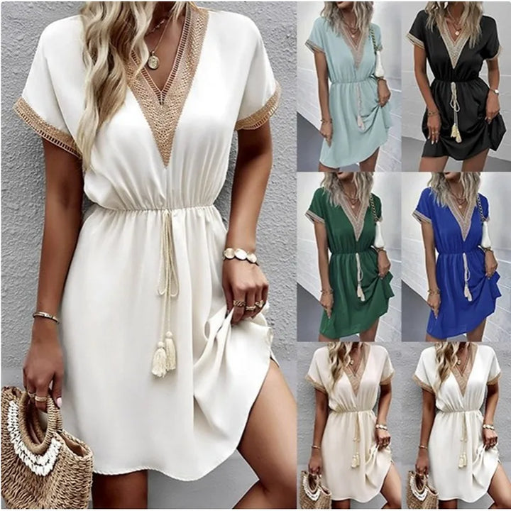 Sabrina | Abito elegante in stile boho