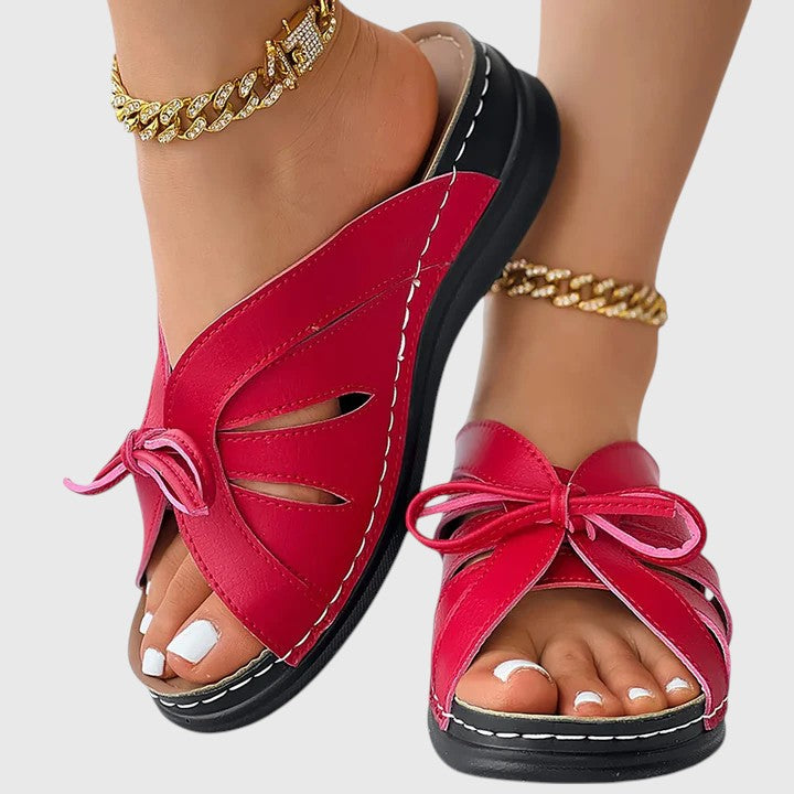 Darcy | Sandali slip-on chic con fiocco