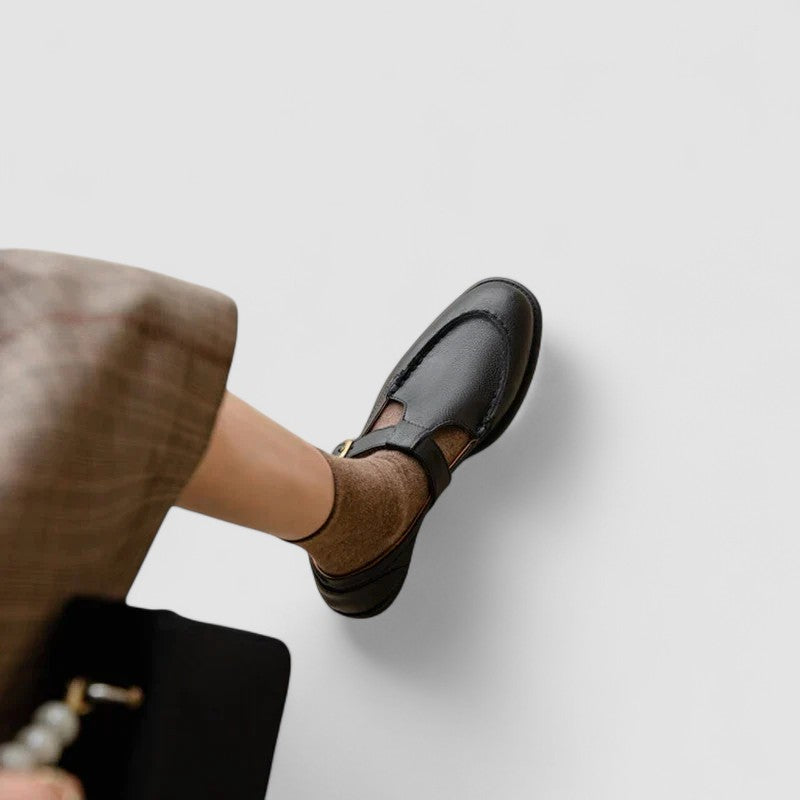 Zhelynne | Scarpe Mary Jane ortopediche con punta quadrata
