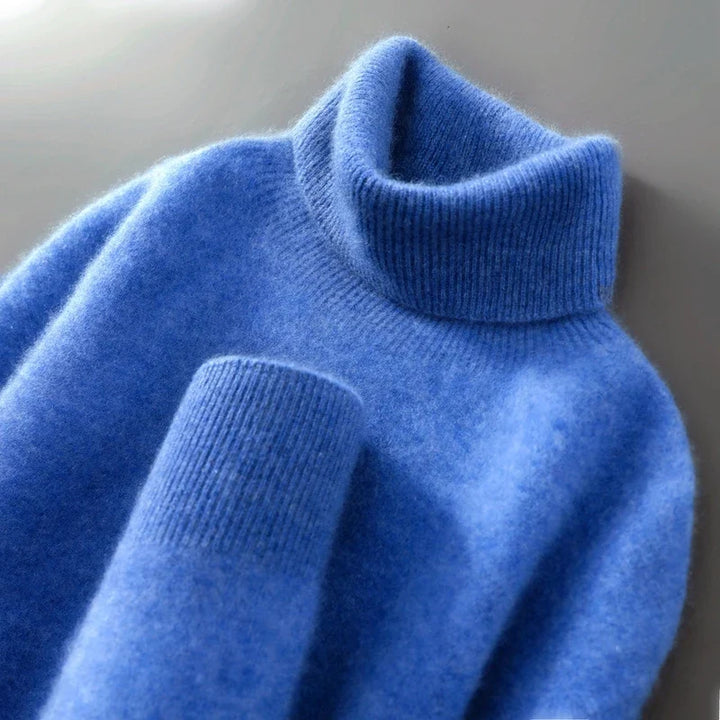 Olivia | Maglione dolcevita in lana merino — 7