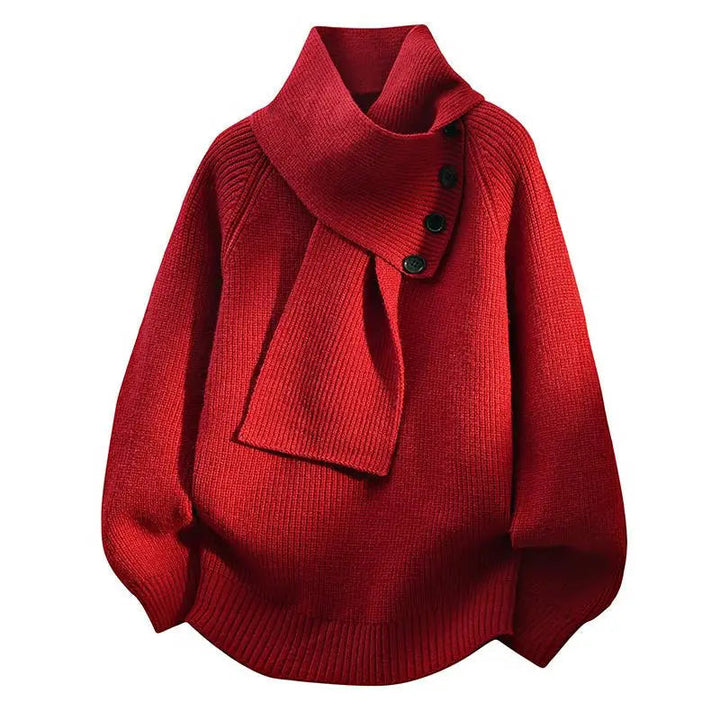 Imogen™ | Comodo maglione con collo a sciarpa — 3