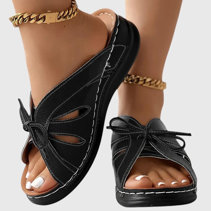Darcy | Sandali slip-on chic con fiocco