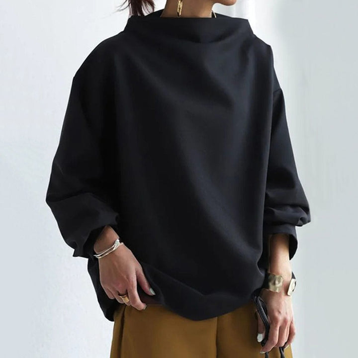 Lisa | Top a collo alto dalla linea rilassata
