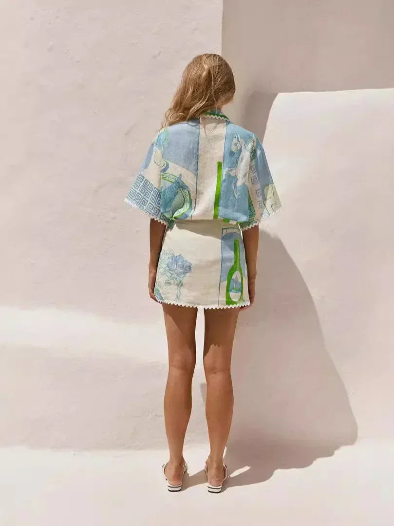 Solene | Completo chic patchwork