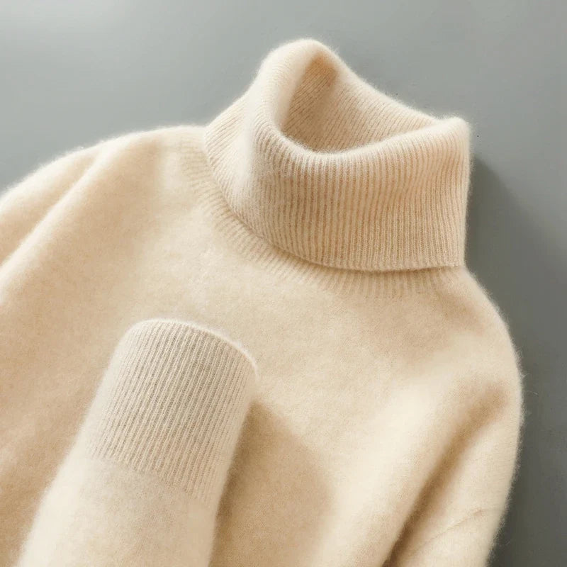 Olivia | Maglione dolcevita in lana merino — 6