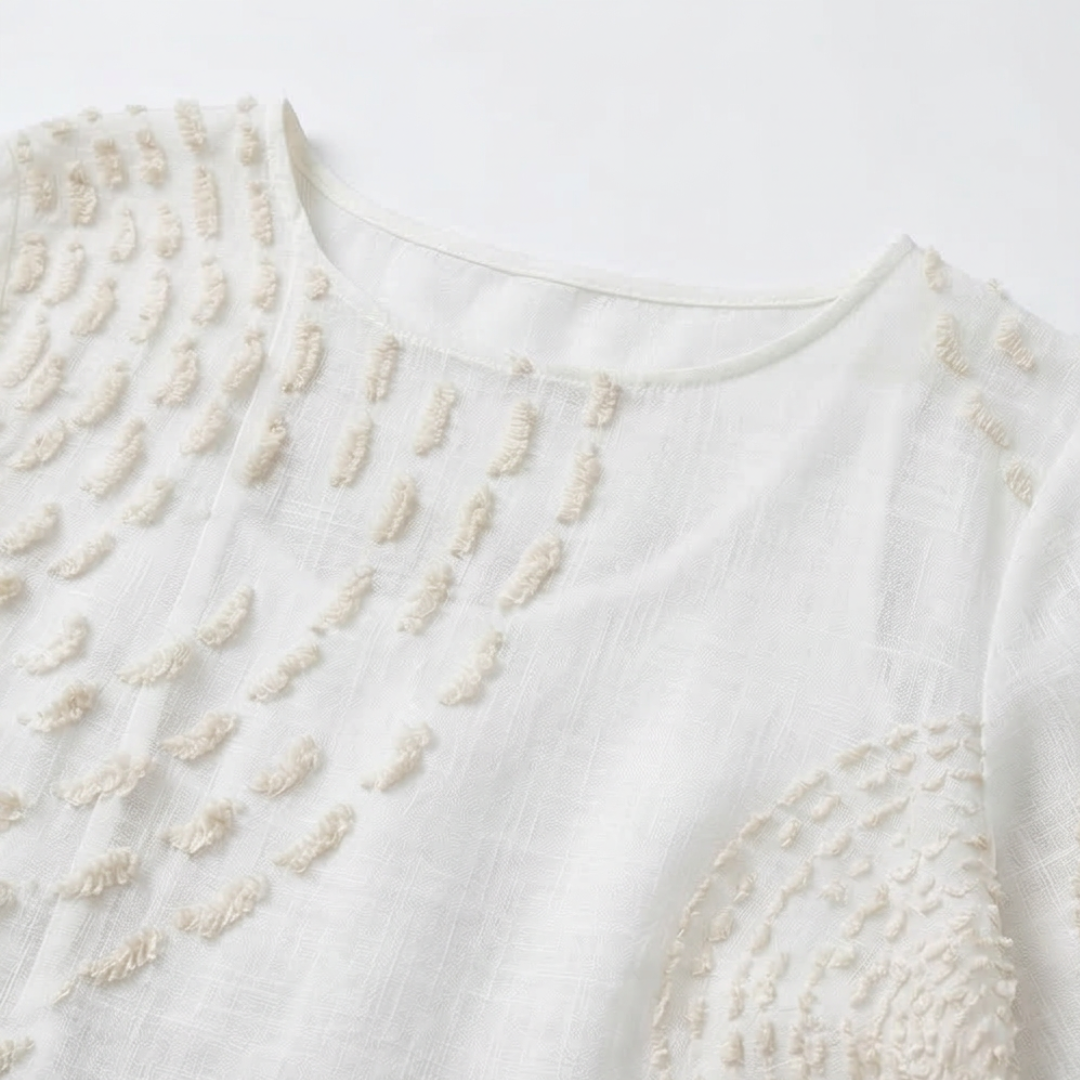 Fiamma | Abito casual ricamato