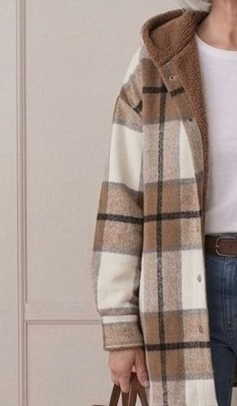 Piper | Giacca-camicia in flanella con cappuccio — 12