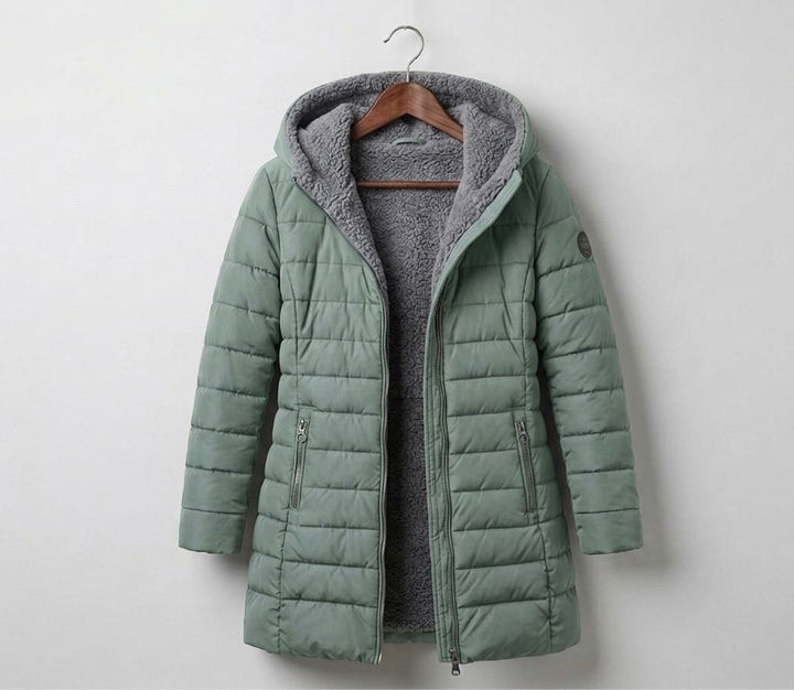 Olivia | Cappotto invernale trapuntato a trapezio — 19