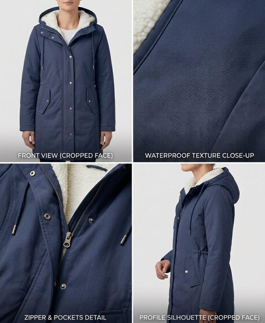 Amélie | Parka lungo impermeabile — 4