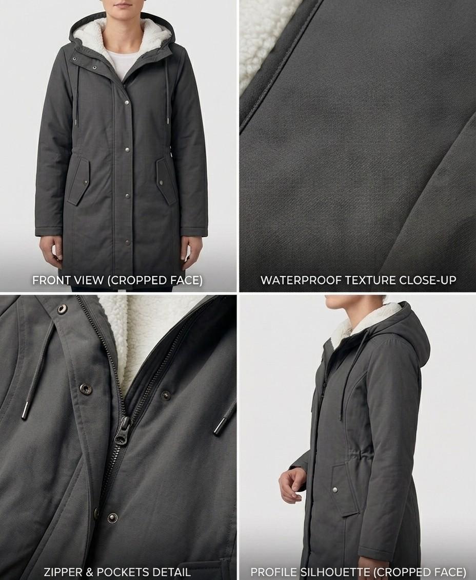 Amélie | Parka lungo impermeabile — 7