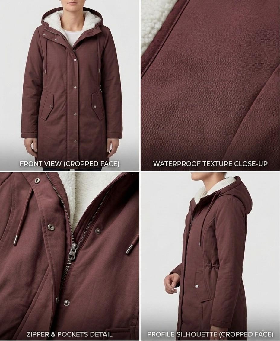 Amélie | Parka lungo impermeabile — 13