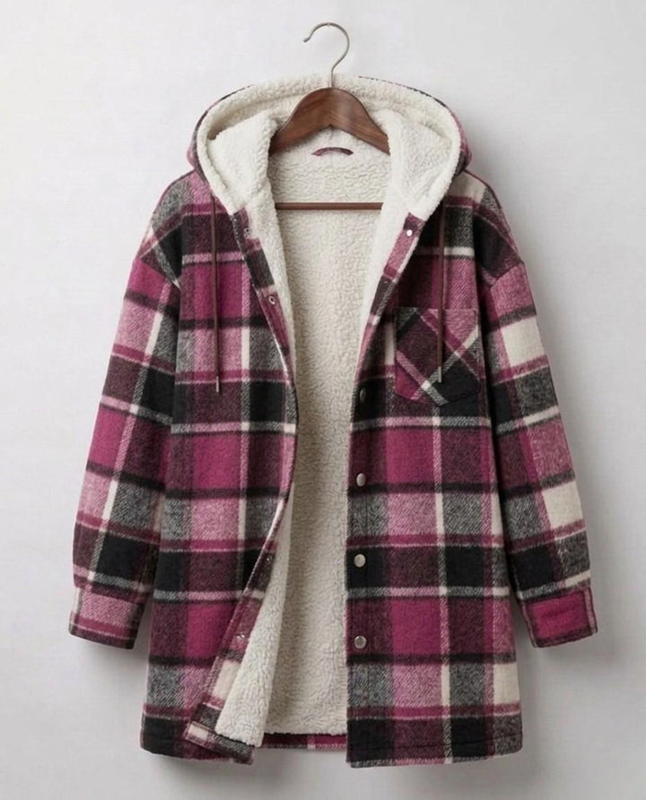 Piper | Giacca-camicia in flanella con cappuccio — 19