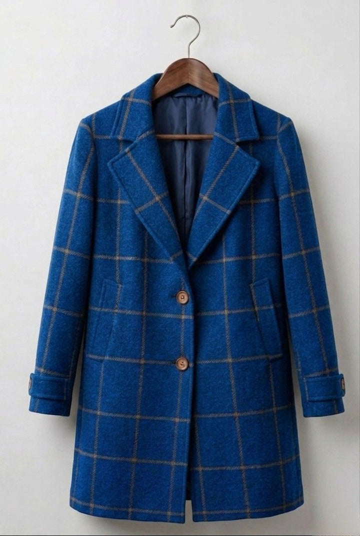 Judith | Cappotto lungo in tweed a quadri — 11