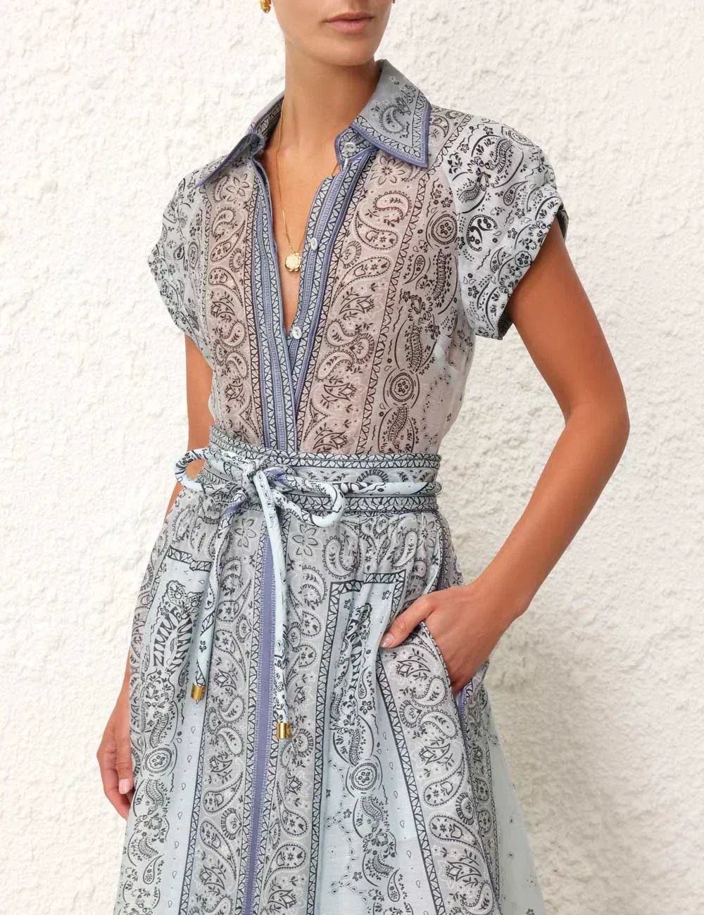 Adele | Completo boho stampato a due pezzi