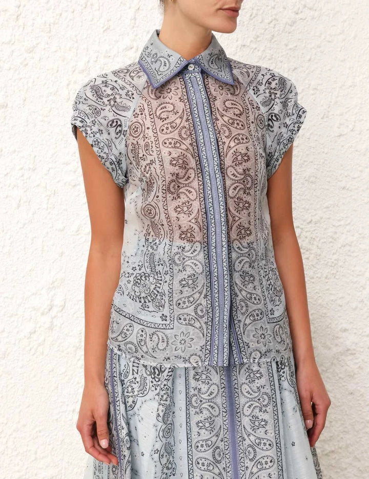 Adele | Completo boho stampato a due pezzi