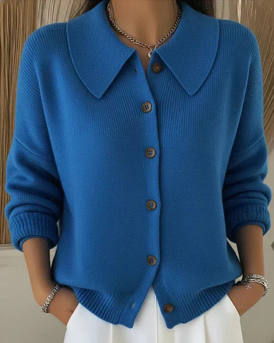 Sienna™ | Cardigan con colletto a bottoni — 1
